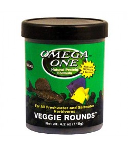 119g Veggie Rounds alimento en pastillas para peces y gambas de agua dulce y salada