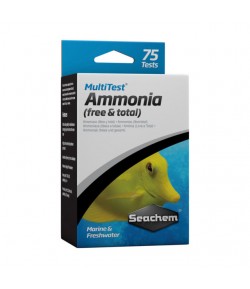 Multitest de Amoniaco Seachem 75 pruebas
